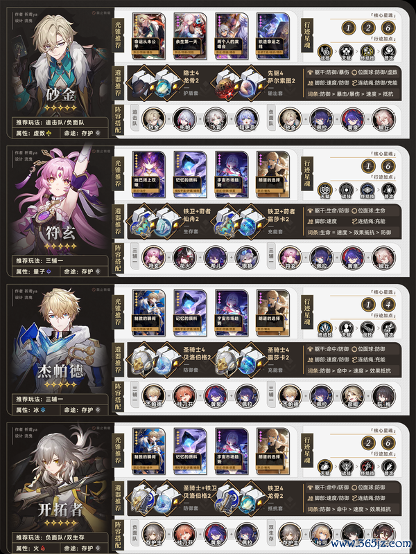 《崩坏:星穹铁说念》V3.7 全脚色养成一图流攻略