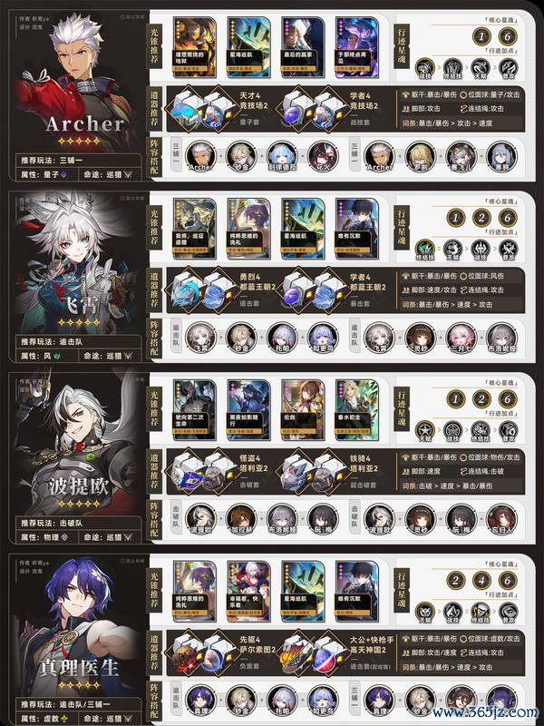 《崩坏:星穹铁说念》V3.7 全脚色养成一图流攻略